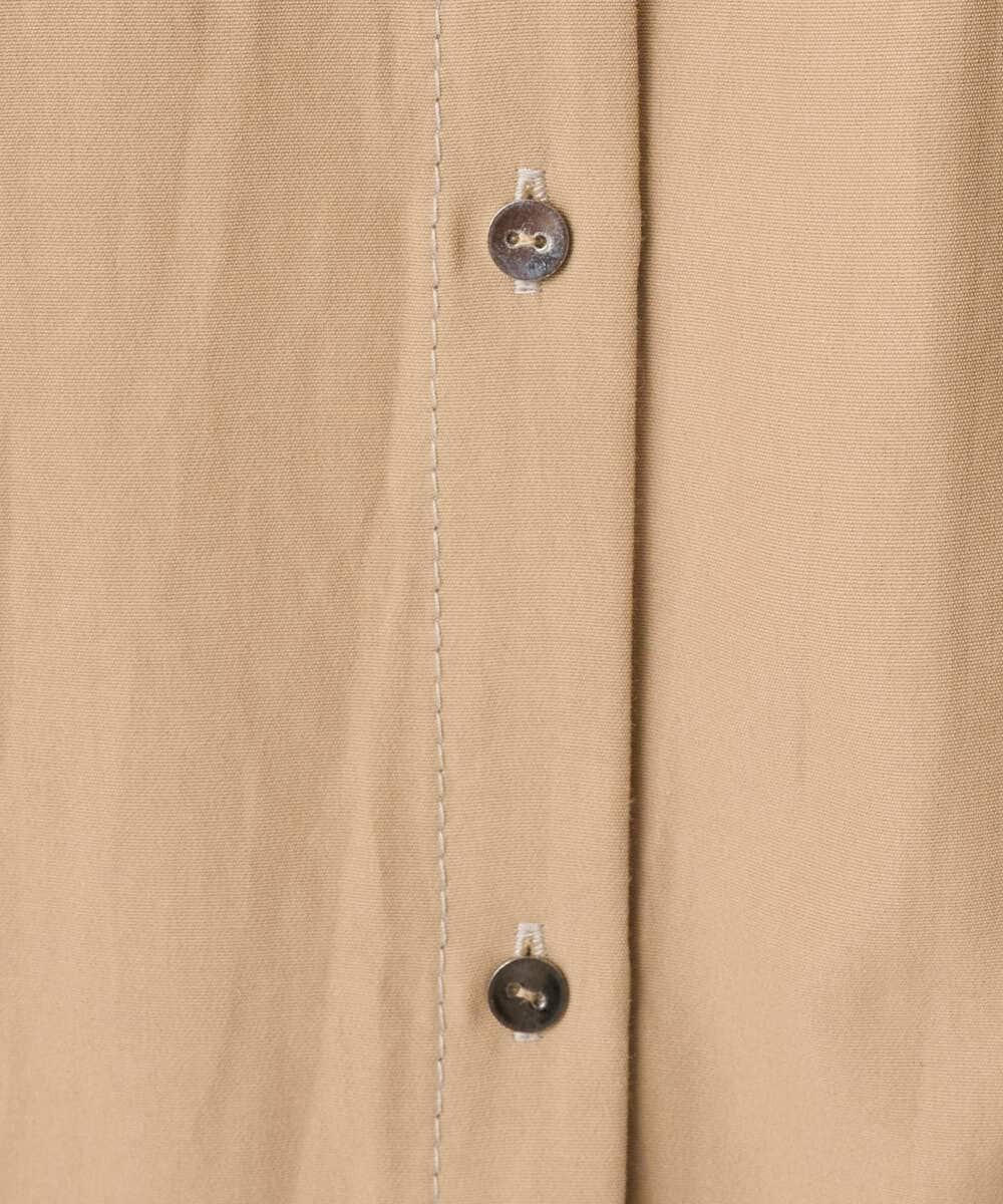 PREGA45500 CHRISTIAN AUJARD(クリスチャン・オジャール) タックデザインワンピース ライトブラウンB