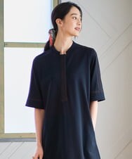 PREGD42490 CHRISTIAN AUJARD(クリスチャン・オジャール) ドライタッチジャージーワンピース ネイビー