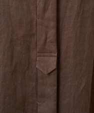 PREGD52590 CHRISTIAN AUJARD(クリスチャン・オジャール) リネンクロスワンピース ブラウン