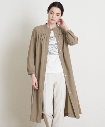 PREGS10400 CHRISTIAN AUJARD ベルト付シャツワンピース