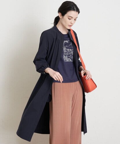 PREGS10400 CHRISTIAN AUJARD ベルト付シャツワンピース