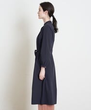 PREGS10400 CHRISTIAN AUJARD(クリスチャン・オジャール) ベルト付シャツワンピース ネイビー