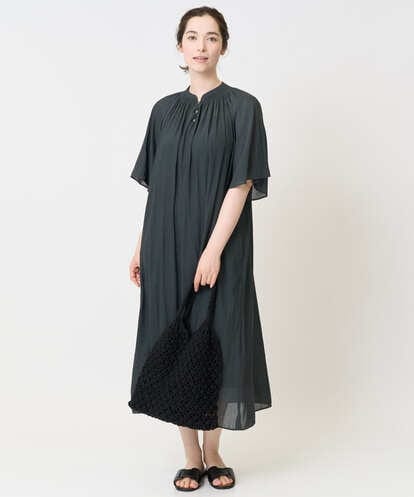 PREJB02500  フレアスリーブワンピース