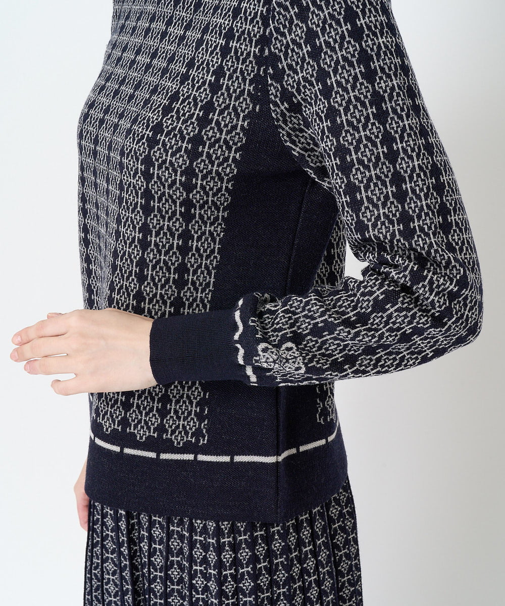 TORY BURCH セットアップ ネイビー系 縮む 上4/下2 コットン TORY BURCH セットアップ ネイビー系 縮む 上4/下2 コットン