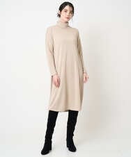 PRFAB51490 CHRISTIAN AUJARD(クリスチャン・オジャール) タートルネックニットワンピース ベージュ
