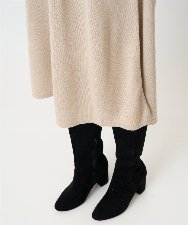 PRFAB51490 CHRISTIAN AUJARD(クリスチャン・オジャール) タートルネックニットワンピース ベージュ