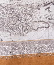 PRFAD32360 CHRISTIAN AUJARD(クリスチャン・オジャール) [アンサンブル対応]アートプリントドッキングニット ベージュ×オレンジ