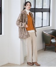 PRFAD33330 CHRISTIAN AUJARD(クリスチャン・オジャール) ホールガーメントニットベスト オレンジ