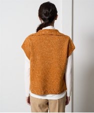 PRFAD33330 CHRISTIAN AUJARD(クリスチャン・オジャール) ホールガーメントニットベスト オレンジ