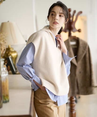 PRFAD33330 CHRISTIAN AUJARD ホールガーメントニットベスト