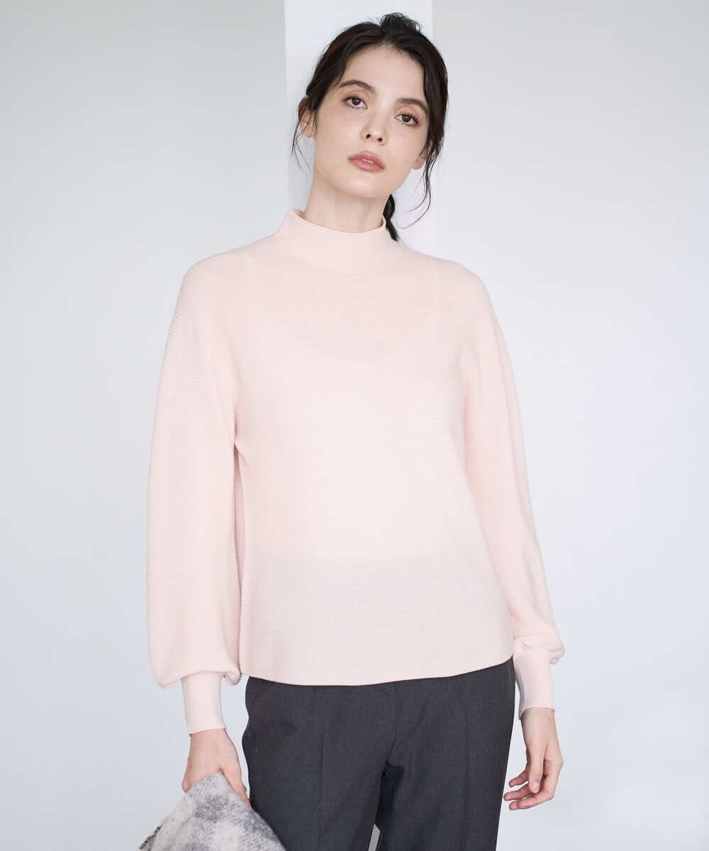 PRFAD36290 CHRISTIAN AUJARD(クリスチャン・オジャール) ホールガーメントニットプルオーバー ピンク