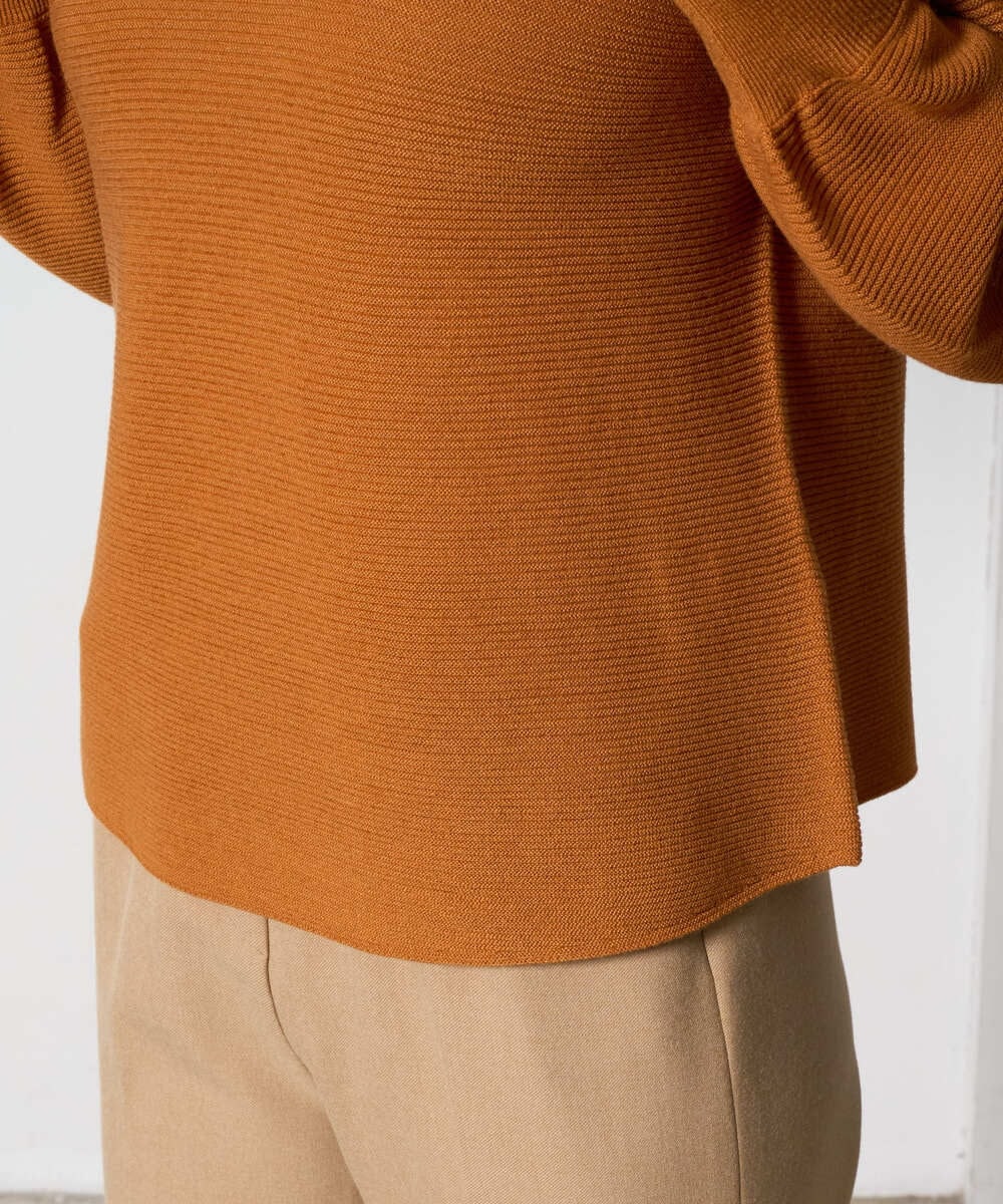 PRFAD36290 CHRISTIAN AUJARD(クリスチャン・オジャール) ホールガーメントニットプルオーバー オレンジ