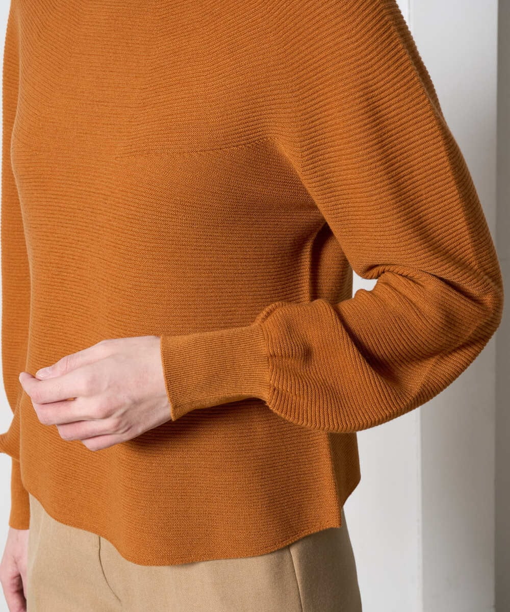 PRFAD36290 CHRISTIAN AUJARD(クリスチャン・オジャール) ホールガーメントニットプルオーバー オレンジ