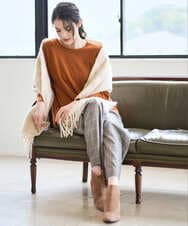 PRFAD37400 CHRISTIAN AUJARD(クリスチャン・オジャール) [アンサンブル対応]カシミヤシルクニット オレンジ