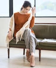 PRFAD37400 CHRISTIAN AUJARD(クリスチャン・オジャール) [アンサンブル対応]カシミヤシルクニット オレンジ