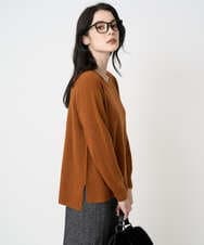 PRFAD37400 CHRISTIAN AUJARD(クリスチャン・オジャール) [アンサンブル対応]カシミヤシルクニット オレンジ