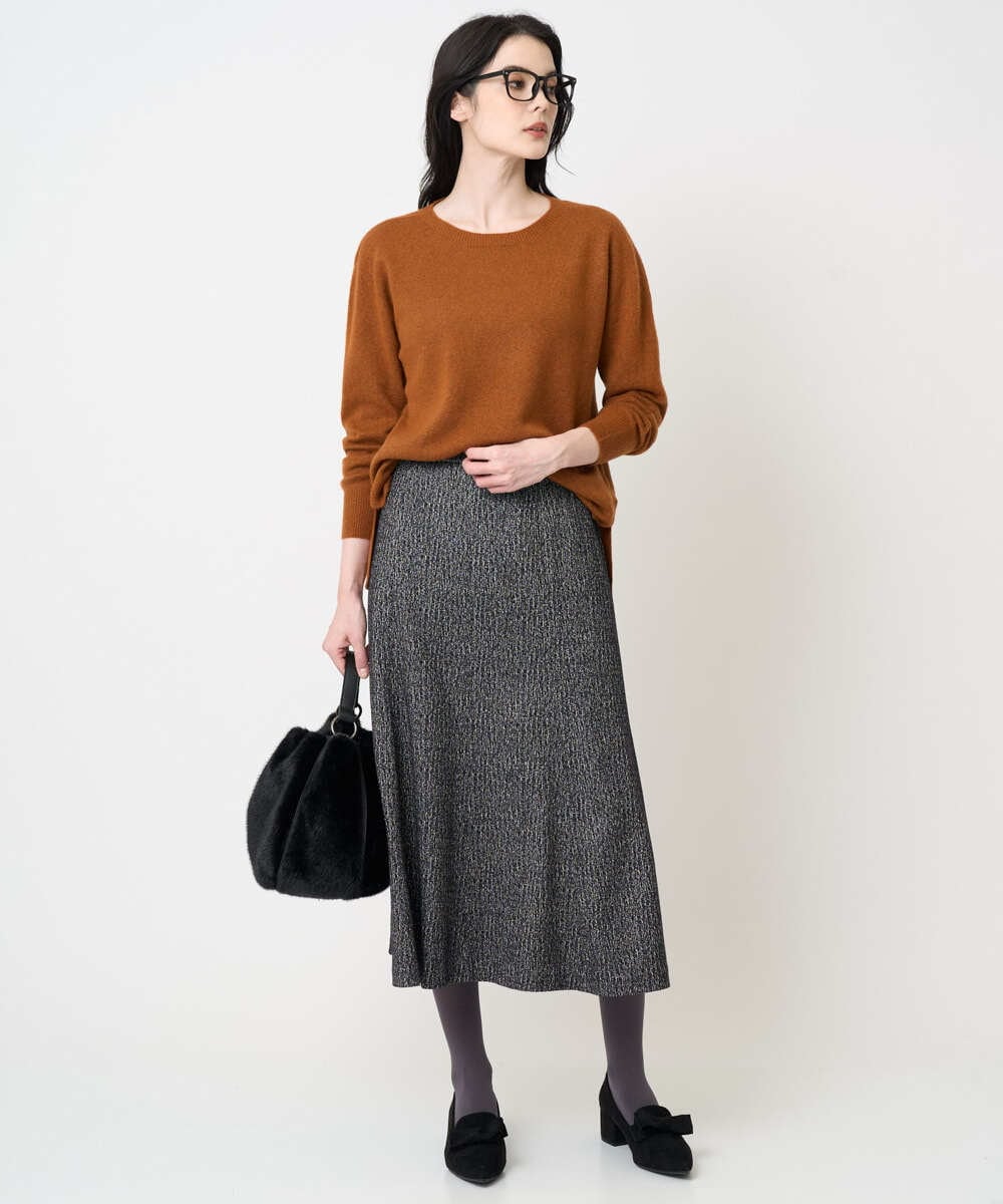 PRFAD37400 CHRISTIAN AUJARD(クリスチャン・オジャール) [アンサンブル対応]カシミヤシルクニット オレンジ