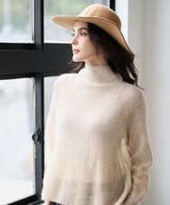 PRFAD41360 CHRISTIAN AUJARD(クリスチャン・オジャール) グラデーションニットプルオーバー アイボリー