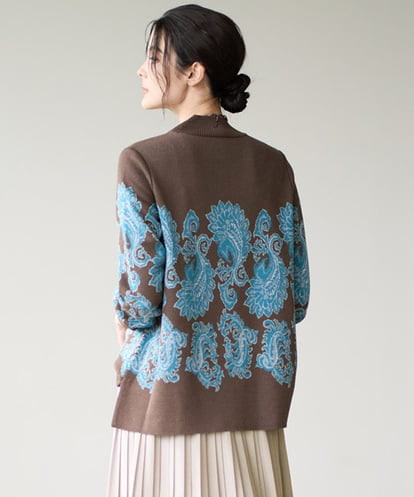 PRFAD45430 CHRISTIAN AUJARD ペイズリージャガードニット