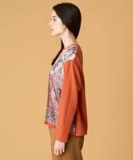 PRFAG24400 CHRISTIAN AUJARD(クリスチャン・オジャール) RATTI サラサプリントプルオーバー オレンジ系