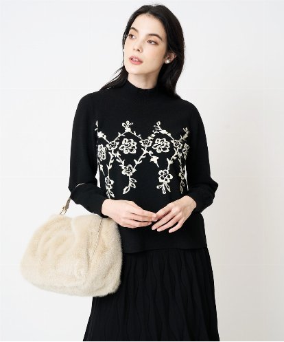 PRFCD02470 CHRISTIAN AUJARD ジャガードニットプルオーバー