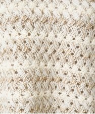 PRFCD05430 CHRISTIAN AUJARD(クリスチャン・オジャール) バスケットジャガードプルオーバーニット ベージュ×アイボリー