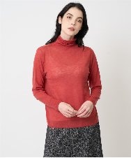 PRFCD07190 CHRISTIAN AUJARD(クリスチャン・オジャール) [肌触り良い･軽い]ベーシックプルオーバーニット レッド