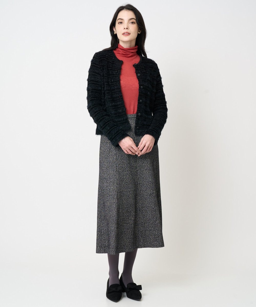 PRFCD07190 CHRISTIAN AUJARD(クリスチャン・オジャール) [肌触り良い･軽い]ベーシックプルオーバーニット レッド