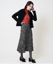 PRFCD07190 CHRISTIAN AUJARD(クリスチャン・オジャール) [肌触り良い･軽い]ベーシックプルオーバーニット レッド