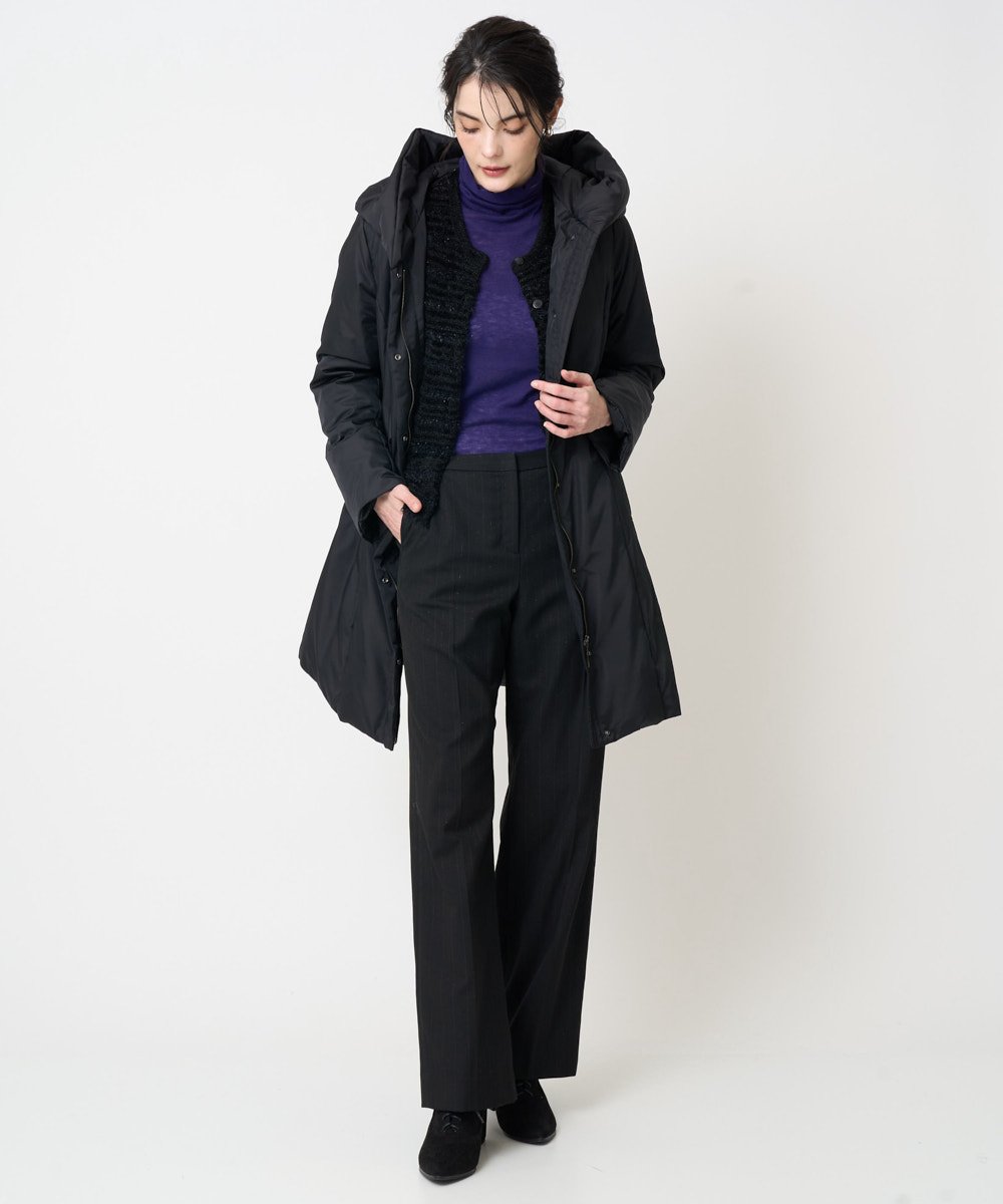 PRFCD07190 CHRISTIAN AUJARD(クリスチャン・オジャール) [肌触り良い･軽い]ベーシックプルオーバーニット パープル