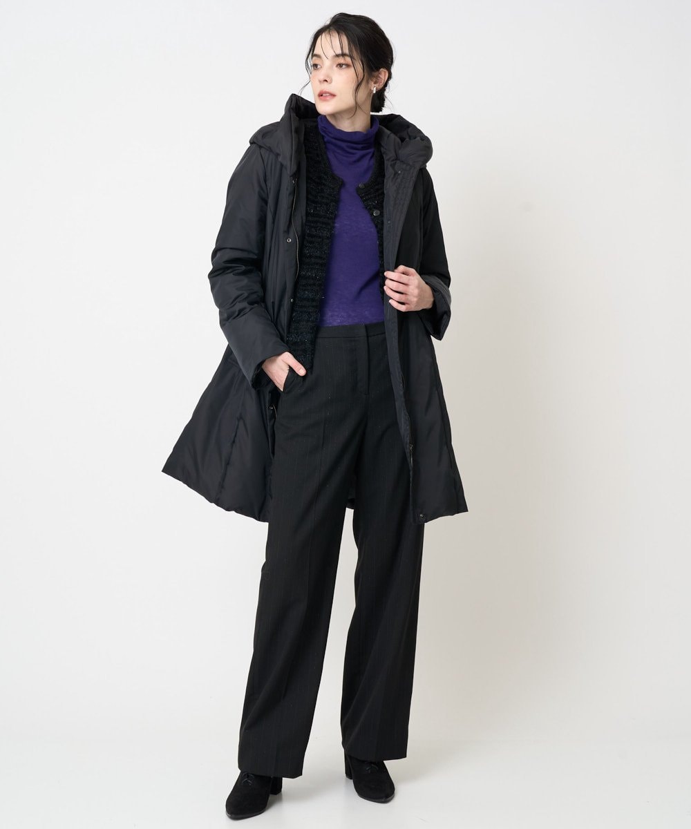 PRFCD07190 CHRISTIAN AUJARD(クリスチャン・オジャール) [肌触り良い･軽い]ベーシックプルオーバーニット パープル