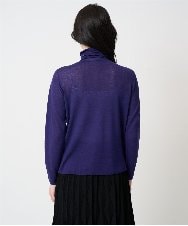 PRFCD07190 CHRISTIAN AUJARD(クリスチャン・オジャール) [肌触り良い･軽い]ベーシックプルオーバーニット パープル