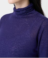 PRFCD07190 CHRISTIAN AUJARD(クリスチャン・オジャール) [肌触り良い･軽い]ベーシックプルオーバーニット パープル