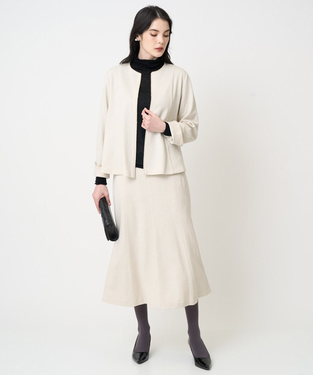 PRFCD07190 CHRISTIAN AUJARD(クリスチャン・オジャール) [肌触り良い･軽い]ベーシックプルオーバーニット ブラック