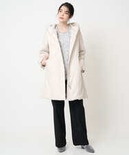 PRFCD08390 CHRISTIAN AUJARD(クリスチャン・オジャール) レーシージャガードニットプルオーバー ライトグレー