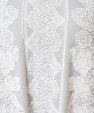 PRFCD08390 CHRISTIAN AUJARD(クリスチャン・オジャール) レーシージャガードニットプルオーバー ライトグレー