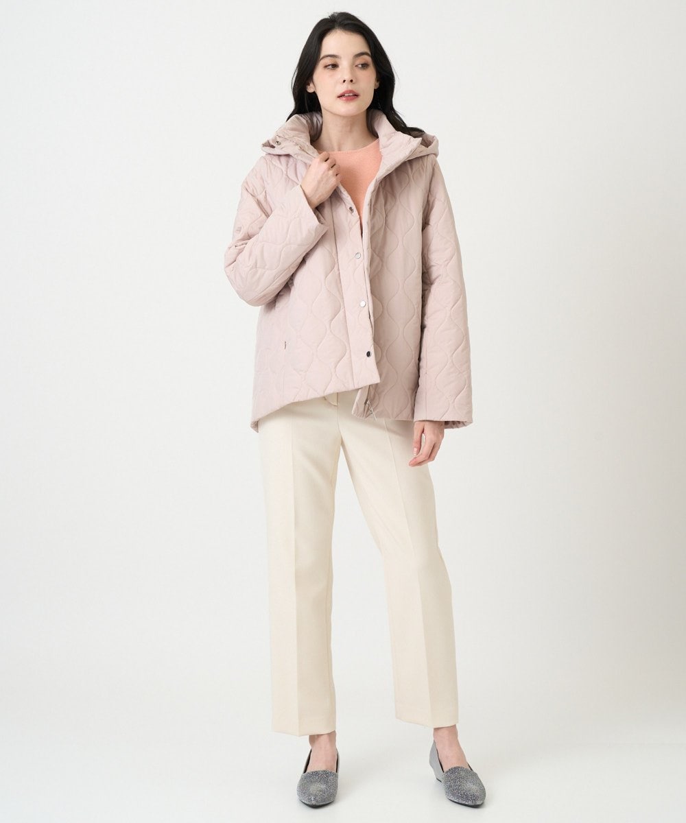 PRFEE02290 CHRISTIAN AUJARD(クリスチャン・オジャール) [アンサンブル対応]ホールガーメントニットプルオーバー サーモンピンク