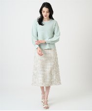 PRFEE02290 CHRISTIAN AUJARD(クリスチャン・オジャール) [アンサンブル対応]ホールガーメントニットプルオーバー グリーン