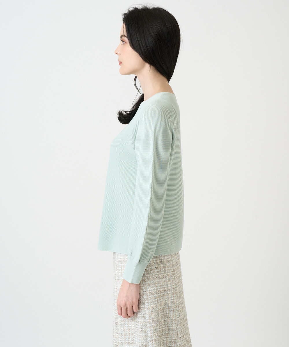 PRFEE02290 CHRISTIAN AUJARD(クリスチャン・オジャール) [アンサンブル対応]ホールガーメントニットプルオーバー グリーン