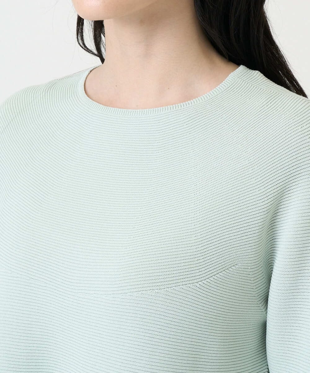 PRFEE02290 CHRISTIAN AUJARD(クリスチャン・オジャール) [アンサンブル対応]ホールガーメントニットプルオーバー グリーン