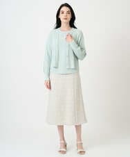 PRFEE02290 CHRISTIAN AUJARD(クリスチャン・オジャール) [アンサンブル対応]ホールガーメントニットプルオーバー グリーン