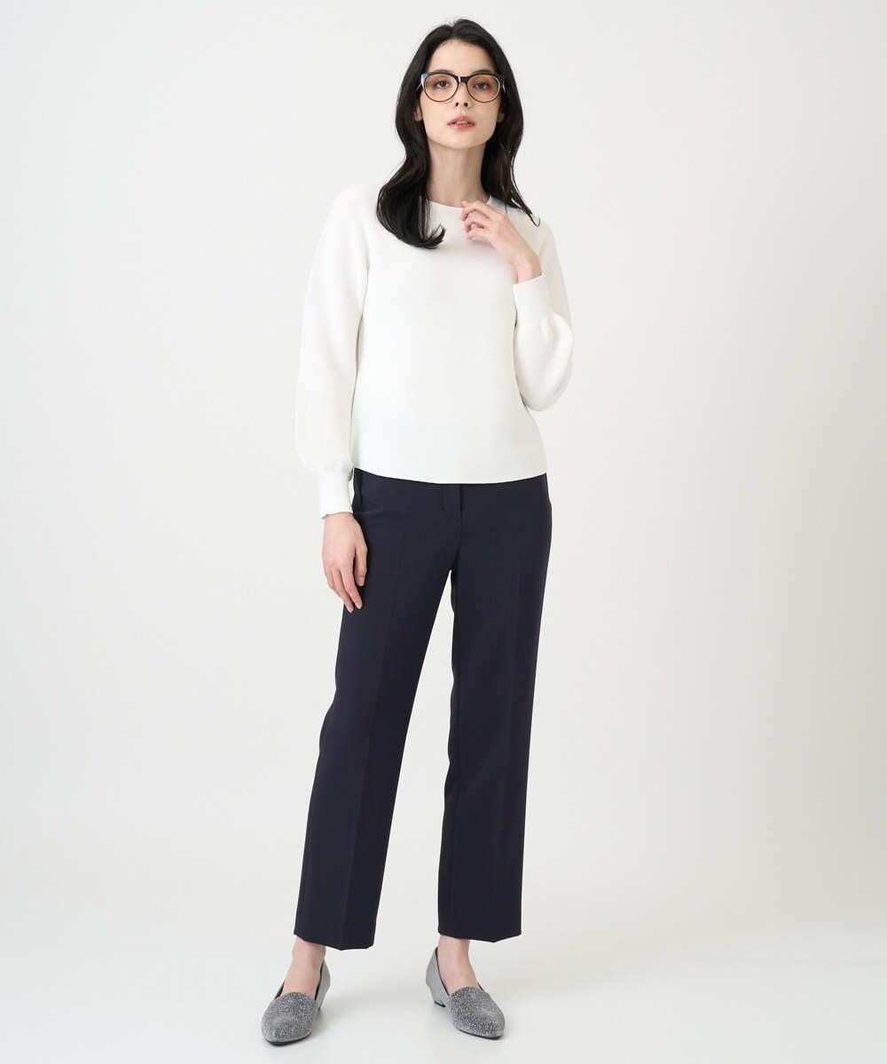 PRFEE02290 CHRISTIAN AUJARD(クリスチャン・オジャール) [アンサンブル対応]ホールガーメントニットプルオーバー アイボリー