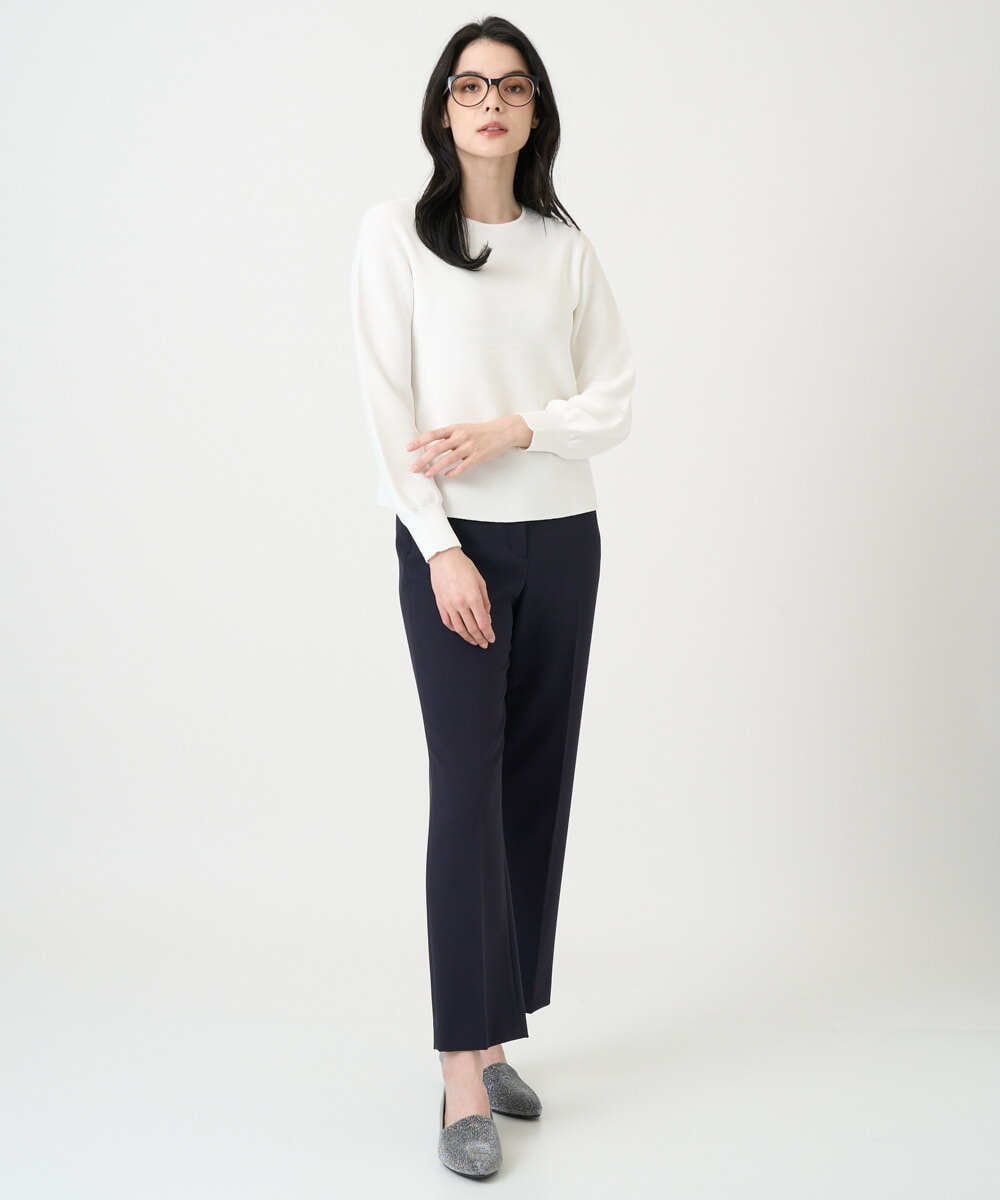 PRFEE02290 CHRISTIAN AUJARD(クリスチャン・オジャール) [アンサンブル対応]ホールガーメントニットプルオーバー アイボリー