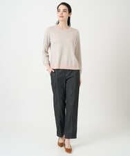 PRFEE13330 CHRISTIAN AUJARD(クリスチャン・オジャール) ジオメトリックジャカードニット ピンク