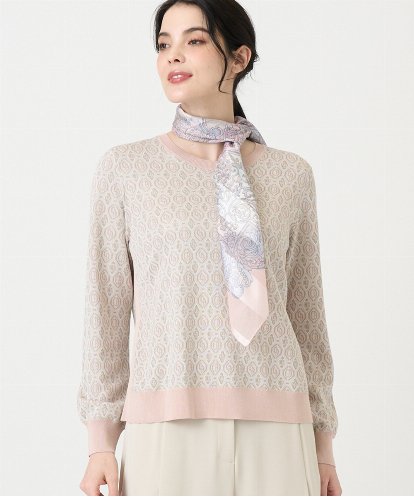 PRFEE13330 CHRISTIAN AUJARD ジオメトリックジャカードニット