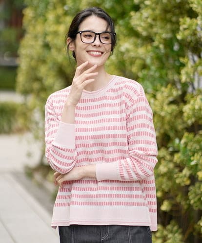 PRFEE20360 CHRISTIAN AUJARD タックボーダーニットプルオーバー