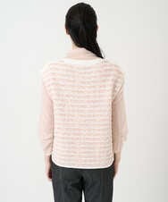 PRFEE21390 CHRISTIAN AUJARD(クリスチャン・オジャール) ファンシーツイードベスト ピンク