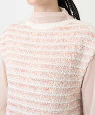 PRFEE21390 CHRISTIAN AUJARD(クリスチャン・オジャール) ファンシーツイードベスト ピンク