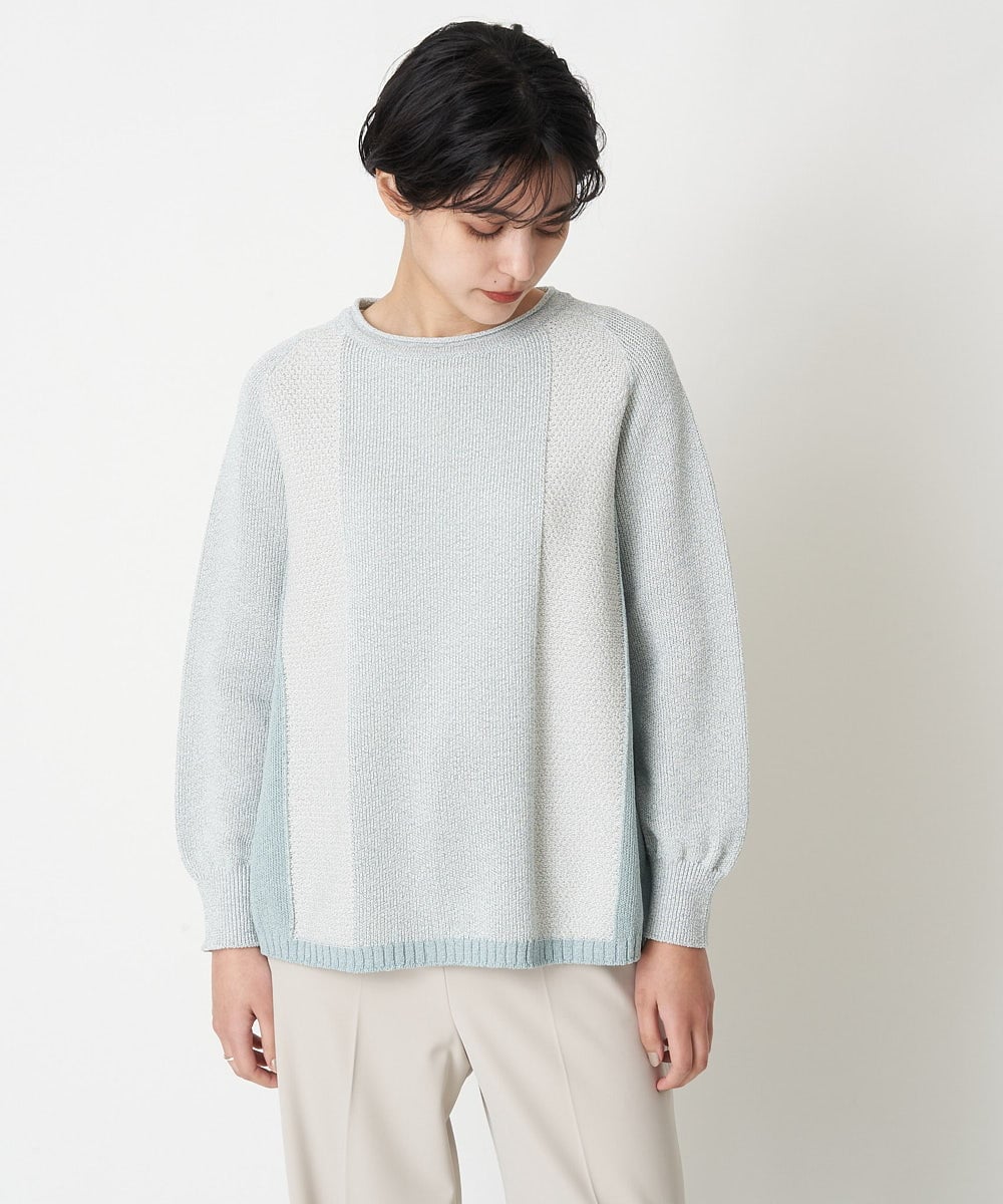 PRFEU60330 CHRISTIAN AUJARD メランジデザインプルオーバーニット