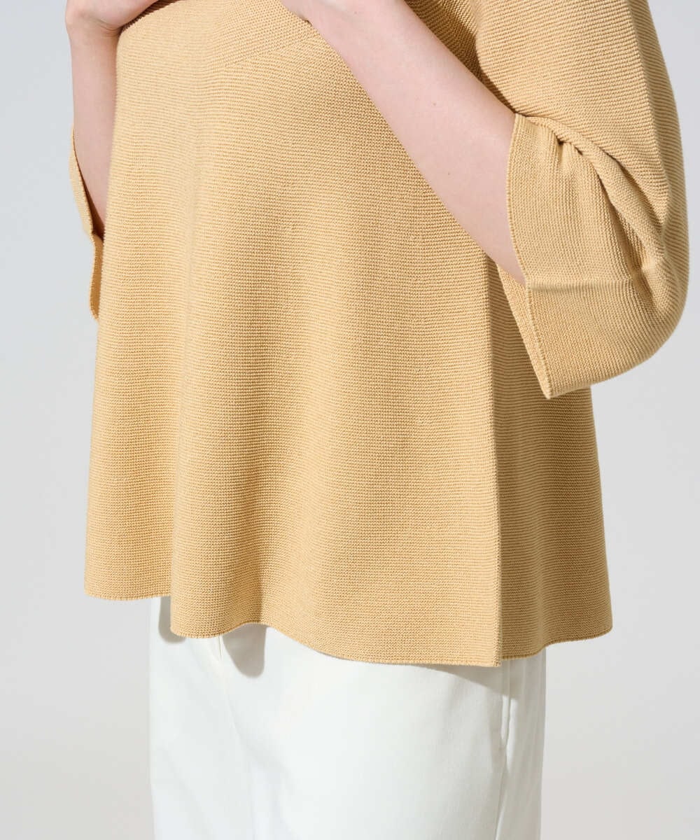 PRFGD22290 CHRISTIAN AUJARD(クリスチャン・オジャール) リネンライクホールガーメントニット マスタード